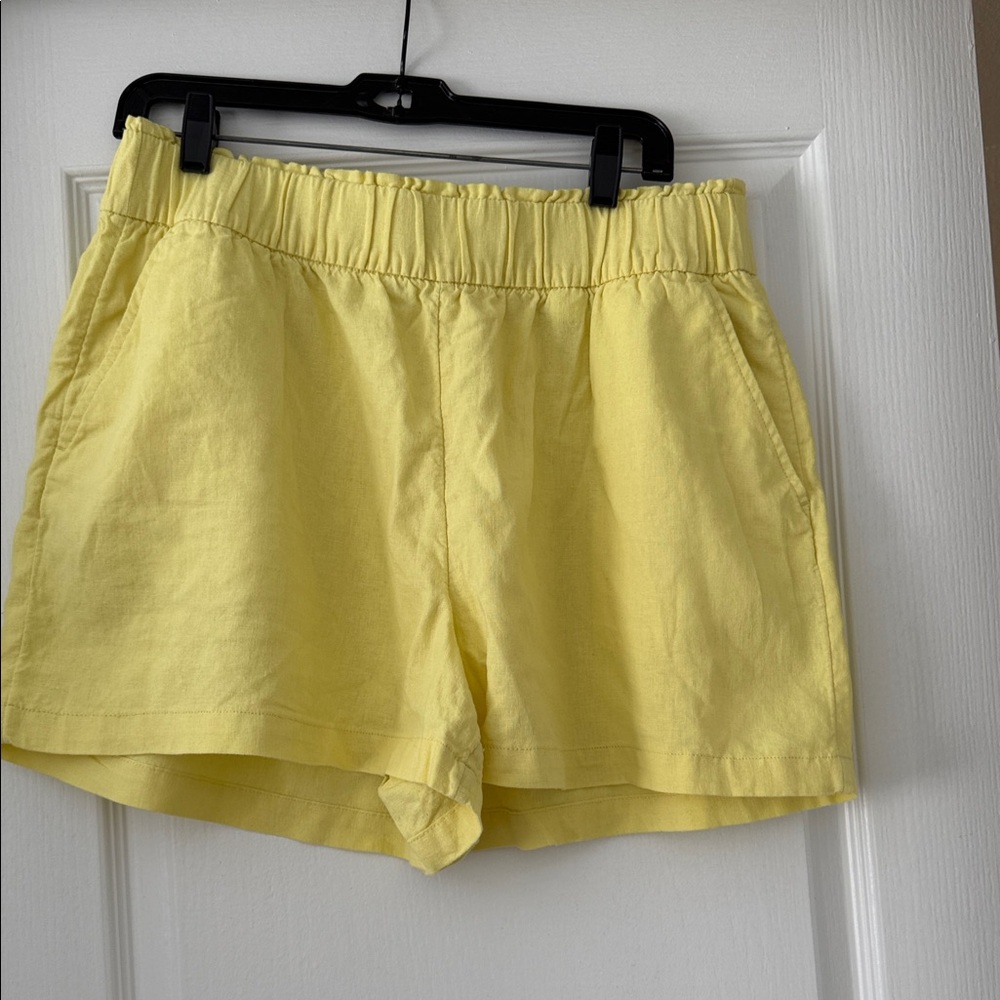 Sonoma High Waist Yellow Women's Shorts